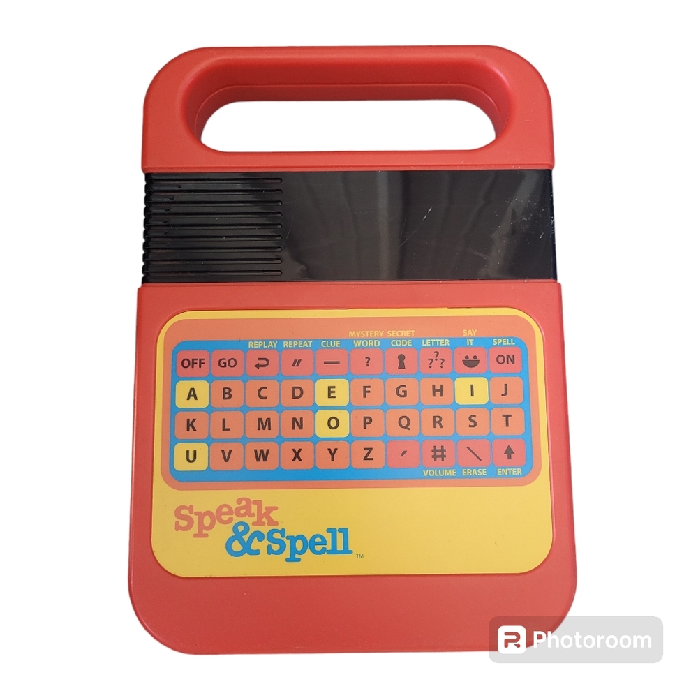 Texas Instruments Speak and Spell Vintage 1978 Talking Toy Learning Game Tested